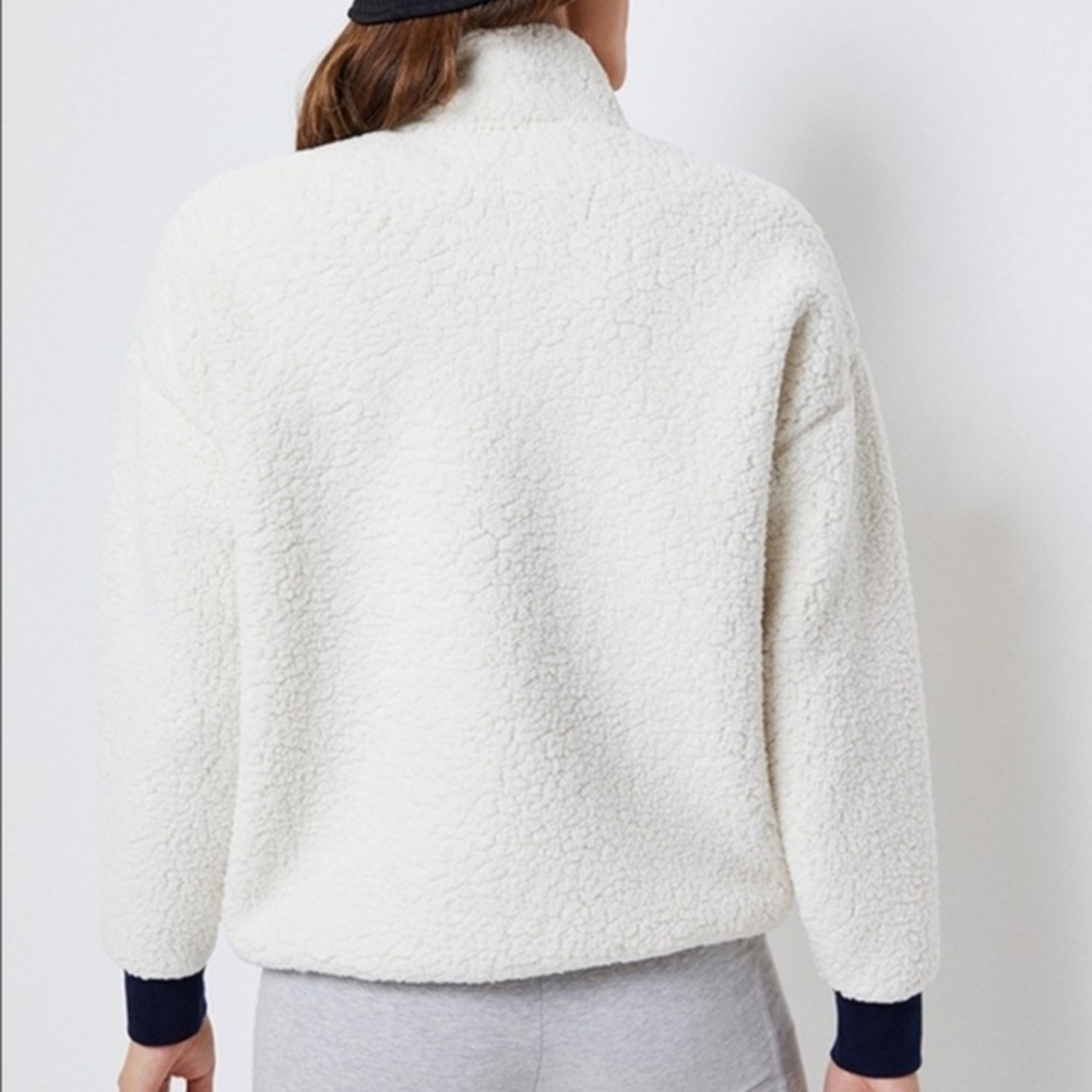 Tommy Hilfiger Chevron 1/4-Zip Sherpa Sweater - Picture 3 of 9